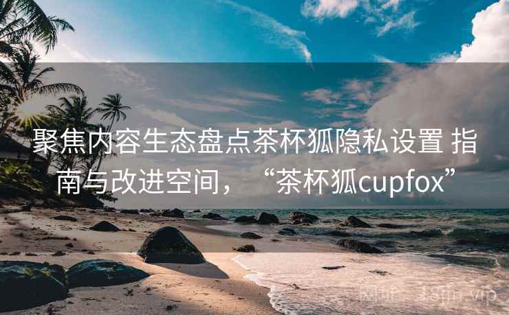 聚焦内容生态盘点茶杯狐隐私设置 指南与改进空间,“茶杯狐cupfox”