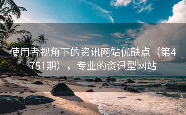 使用者视角下的资讯网站优缺点（第4751期），专业的资讯型网站  第2张