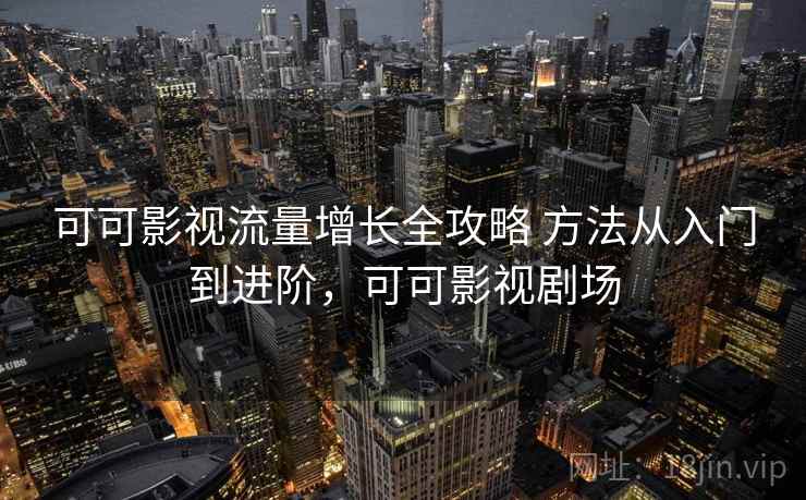 可可影视流量增长全攻略 方法从入门到进阶，可可影视剧场  第2张