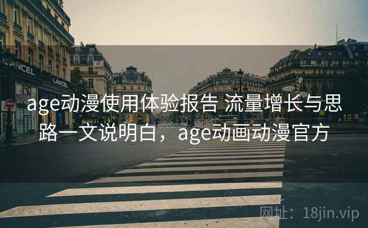 age动漫使用体验报告 流量增长与思路一文说明白,age动画动漫官方 第2张 age动漫使用体验报告 流量增长与思路一文说明白,age动画动漫官方 第2张